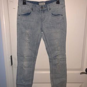 Free People Light Wash Jeans